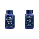 Life Extension Super Omega33 EPA / DHA Fish Oil, Sezame Lignans & Olive Extract - Omega 3 Dodatek & Zinek Caps, zinek 50 mg, zinek Citrát, Podpora imunitní obrany těla