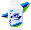 1000mg Natural Hiccupsless Fish Oil Concentrate by Rugby Sea Omega 3 Made in USA for Men / Women, 50 Rapid Release Softgels, EPA 300mg, DHA 200mg, mastné kyseliny doplňky pro mozek / oko / srdce / vlasy / zdraví kůže