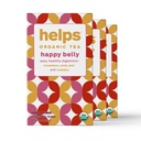 HELPS TEAS S124; Pomáhá Happy Belly Tea S124; Organic Herbal Tea With Green Anise, Hemomile, Mint and Turmeric S124; 16 Tea Bags - balení po 3 S124;