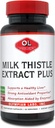 Olympian Labs Mléko Thistle Extract Plus Enzymy, Antioxidanty, Podpora zdraví jater, 60 Vegetariánské Caps
