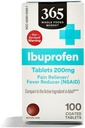 365 Každý den Hodnota Ibuprofen Tablets 200mg, 100 st