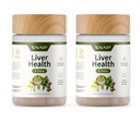 Snap doplňky Zdraví jater a Detox dodatek - Přírodní podpora pro játra a stravovací zdraví, 60 Vegetariánské kapsle (2- Pack)