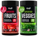 Ovoce a zelenina Doplněk - Vysoká Žárovka Dodatek pro imunitu, Gut & Energy - Super červené & Super Zelené Doplňky s Marshmallow Root - 240 Červené a Super Zelené Powder Superfood Kapsle