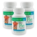 Alka • Pan (3 Pack) Nejlepší proces Alkalin - Přírodní doplněk trávicí - Pankreatické enzymy s antioxidant- bohaté Superfood & Digestive Byliny