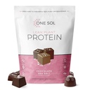Jeden Sol Lean Plant- Based Protein Powder, Pea & Brown Rice Protein, Low Carb, Vegan Friendly - Gluten, Laktóza, & Soy Free - No Add Sugar, Non- GMO, Clean Nutrition, No Floating (Čokoláda mořská sůl)