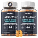 Sugar Free L Arginin Nitric Oxide Gummies 1300mg pro muže a ženy s L Citrulline, Beet Root, B3 CZ124; L Arginin L Citrulline Doplňky stravy 124; Vegan, 120 Counts