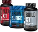 Jacked Factory N.O. XT Nitric Oxide Dodatek, Růstové přepětí Post cvičení budování svalů, Build XT budování svalů