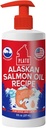 PLATO Wild Aljašský losos Oil Kibble Topper - Zvyšování jídla pro psy s Omega 3 & 6 mastné kyseliny - pro zdravou pleť & Coat - 8 uncí