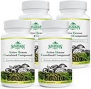 Active Hexose Související Compound 1500 mg dodatek, Natural 8 Houbový extrakt dodatek, imunitní systém, funkce jater, Natural Killer and T Cells Activity, 360 Veggie Kapsle