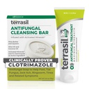 Terrasil Antimykotická Cream + Antimykotická mýdlo 2- Produkt Kit Klinicky - Proven Clotrimazol Efektivní léčba & Relief: Jock Itch Sportes Foot Fungal Yeast Infection Ringworm (50g Tube & 75g bar)