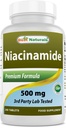 Nejlepší Naturals Niacinamid 500mg 240 tablet (Vhodné pro vegetariány) - Non- Flushing Forma Niacinu (Vitamin B3)