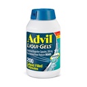 Advil Liqui- Gels minis Pain Reliever and Fever Reducer, Pain Medicine pro dospělé s Ibuprofen 200mg pro Pain Relief - 200 Tekuté plněné tobolky
