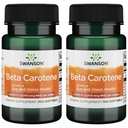 Swanson Beta- karoten (vitamin A) Kožní oční imunitní systém Zdraví Antioxidant Podpora 10000 Iu (3000 mcg) 100 Softgels