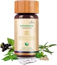 Biogetica Livosolve Bylinný doplněk pro péči o játra - Celková podpora jater, čištění a detox, chrání buňky a enzymy - 100% Vegan Non- GMO - 80 Tablety