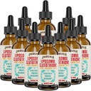 Lipozomální Glutathione Liquid 2000MG - Antioxidant Detox dodatek pro ženy a muže, Stárnutí obrany, funkce jater a energie, s Hyaluronic acid + Aloe Vera + Vitamin C, Natural & Vegan, 20 FL.OZ
