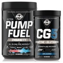 PMD Sports Ultra Pump Fuel Insanity - Předcvičení - Cherry Bombsicle (30 Servings) Sports CG5 Premium Creatine a L-glutamin Powder (60 Servings)