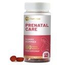 Prenatální péče Gummies curren124; 60 Vegan Pro Gummies curren124; Yummy Gummies s esenciální Prenatal Vitamíny & Minerály curren124; 400mcg kyselina listová curren124; Těhotenství Vitamíny pro ženy podle Prowise
