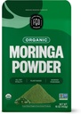 FGO Organic Moringa Oleifera Leaf Powder, 16oz Bulk Resealable Pouch, Sourced from India, Non-GMO, Packaging May Vars (balení po 1)