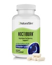 NaturalSlim Night Time Hořák na tuk pro ženy a muže - Noctiburn Overnight Fat Burning doplňky s esenciály Amino Acid pro Night Burn Metabolismus Podpora - 120 Zeleninové kapsle