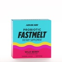 AdvoCare Probiotic Fastmelt - Premium Dietní dodatek pro Gut, imunitní systém a srdeční podporu * - Wild Berry, 30 Stick Packs