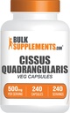 BulkSupplements.com Cisses Quadrangularis Extract Capsules - Cisses Quadrangularis Dodatek - Gluten Free, 1 kapsle per Serving, 240 Veg Kapsle (Balení po 1)
