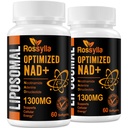 1300 MG Lipozomální NAD + dodatek 124; nejvyšší absorpce 124; Purest NAD Supplemenmet to Boost NAD + Efektivně 124; Posílení NAD + Doplněk pro stárnoucí defezi, buněčnou energii, dlouhověkost 124; 120 Počet