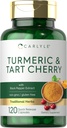 Carlyle Turmeric a Tart Cherry Kapsle 124; 120 Počet 124; s bioperine currency 124; Vegetarian, Non- GMO, gluten zdarma dodatek