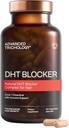 Advanced Trichology DHT Blocker - Příplatek k růstu vlasů pro genetické hubení mužů a žen 124; Schváleno * American Hair Loss Association - 120 Počet (balení po 1)