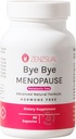 ZENZSUAL Bye Menopauza Doplňky pro ženy - Přírodní Menopauza Podpora pro návaly horka, Noční poty, Mood Swings & Hormon Balance - Melatonin- Free, Vegan, Estrogen- Free Formule - 60 Kapsle
