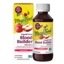 MegaFood Blood Builder Liquid Iron Supplement for Women, Men & Kids, Klinicky ukázal na zvýšení hladiny železa bez zácpy, Vegan, 7.7 Fl Oz (23 Služeb)