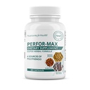 Rawleigh Perfor-Max 60 Kapsle: Bylinný dodatek s 6 Zdroje polyfenolů, jako je Grape Seed, Pine Bark, Kurkuma, Zelený čaj, Hawthorn & Rosemary Extrakts pro srdce zdraví & imunitu, Lepek zdarma