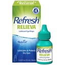 Refresh Relieva Lubricant Eye Drops, 0.33 Fl Oz Sterile, Balení může Vary