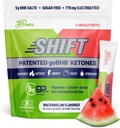 Real Ketones BHB Exogenous Ketones Drink Mix Packets Keto Electrolytes Powder Packets No Sugar with 4 Main Fasting Electrolytes Plus Hydrating Patented Keto BHB - 30 Count Watermeloun
