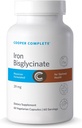 Cooper Complete Iron Bisglycinate. 29mg na tabletu. 60 tobolek na lahvičku. Balení po 1 ks