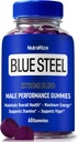 Blue Steel Gummies pro muže, Denní výživa na zvýšení důvěry a celkové zdraví, Všechny přírodní doplněk k podpoře špičkové výkonnosti, Oficiální Muž Gummy, BlueSteel Recenze (60 Gummies)