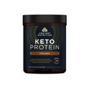 Starodávná výživa Keto protein prášek, KetoPROTEIN s tuky z bone broth a MCT olej, čokoláda, 18g protein 10g tuk per Serving, gluten zdarma, nízký karb, Paleo Friendly, 17 Služební