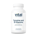 Vital Nutrients Tyrosin a B Vitamíny IR 124; Tyroid, imunitní a Nerve Support Formule IR 124; Adrenal Support Complex IR 124; Gluten, Dairy, Soy Free IR 124; Non- GMO IR 124; 100 Kapsle