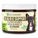Silver Lining Byliny 34 Psince Al- R-G - Herbal alergie doplněk pro psy - Přírodní alergie podpora pro psy - Posílí psa zdravé, normální, a přírodní reakce na alergeny - 2 Ounce Jar