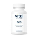 Vital Nutrients BCQ S124; Vegan Boswellia, Bromelain, Curcumin & Quercetin dodatek S124; Společná podpora dodatek S124; Podporuje Sinus & Digestive Health S124; Gluten, Dairy, Soy Free S124; 60 Kapsle