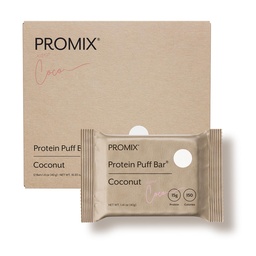 Promix Nutrition Protein Puff Bars, Coconut - 12 Bars