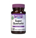 Bluebonnet Nutrition Super Quercetin Zeleninové kapsle, Vitamin C Formule, Nejlepší pro sezónní a imunitní podporu, Non GMO, Gluten Free, Soy Free, Bez mléka, Kosher, 30 Zeleninové kapsle