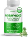 Wormwood Celý hřebíček Mléko Thistle s ostatními Byliny - Podpora trávicího zdraví, Játra Wellness - Made and Tested in The USA