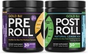 Gold BJJ PreRoll a PostRoll Jiu Jitsu dodatek Bundle