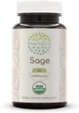 HerbEra Sage 60 Kapsle, 500 mg, USDA Organic Sage (Salvia officinalis) Sušený list (60 Kapsle)