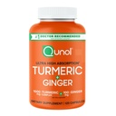 Qunol Turmeric a zázvorové kapsle, 1000mg Turmeric Supplement, Ultra High Absorpce na podporu společného zdraví, # 1 Doktor Doporučená forma kurkumin, 120 Počet (balení po 1)
