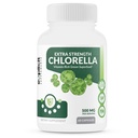 eXplicit doplňky Extra Síla Chlorella Superfood Kapsle Zlomená buněčná stěna High Potency Vegan Super Food, 1000mg Denní - 60 Kapsle