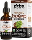 ParaGuard Cleanse Liquid Organic Detox - Organic Intestinal Guard Formule Dodatek pro lidi s černým ořechem Wormwood Clove & Oregano Tincture - Přírodní Bylinné tělo Gut Cleanser 2 oz