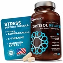 OmniBiotics Cortisol dodatek pro ženy a muže - High Cortisol Manager s Ashwagandha, L-Theanine, Magnolia Extract, Fosfatidylserine na podporu relaxace, klid, detox - 60 Vegan Kapsle