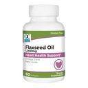 Quality Choice Flaxseed Oil 1000 mg Softgels - Cold Pressed, Plant- Based Source of Omega Fatty Acids - 120 Easy- to - Polykací Softgels - No umělé barvy nebo konzervanty