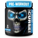 JNX SPORTS Kletba! Předcvičení Prášek pro muže a ženy, Kofein, Beta- Alanin, Creatine, L- Citruline, 30 Servings, Blue Raspberry Flavor - Zvýšení energie, Síla a zaměření